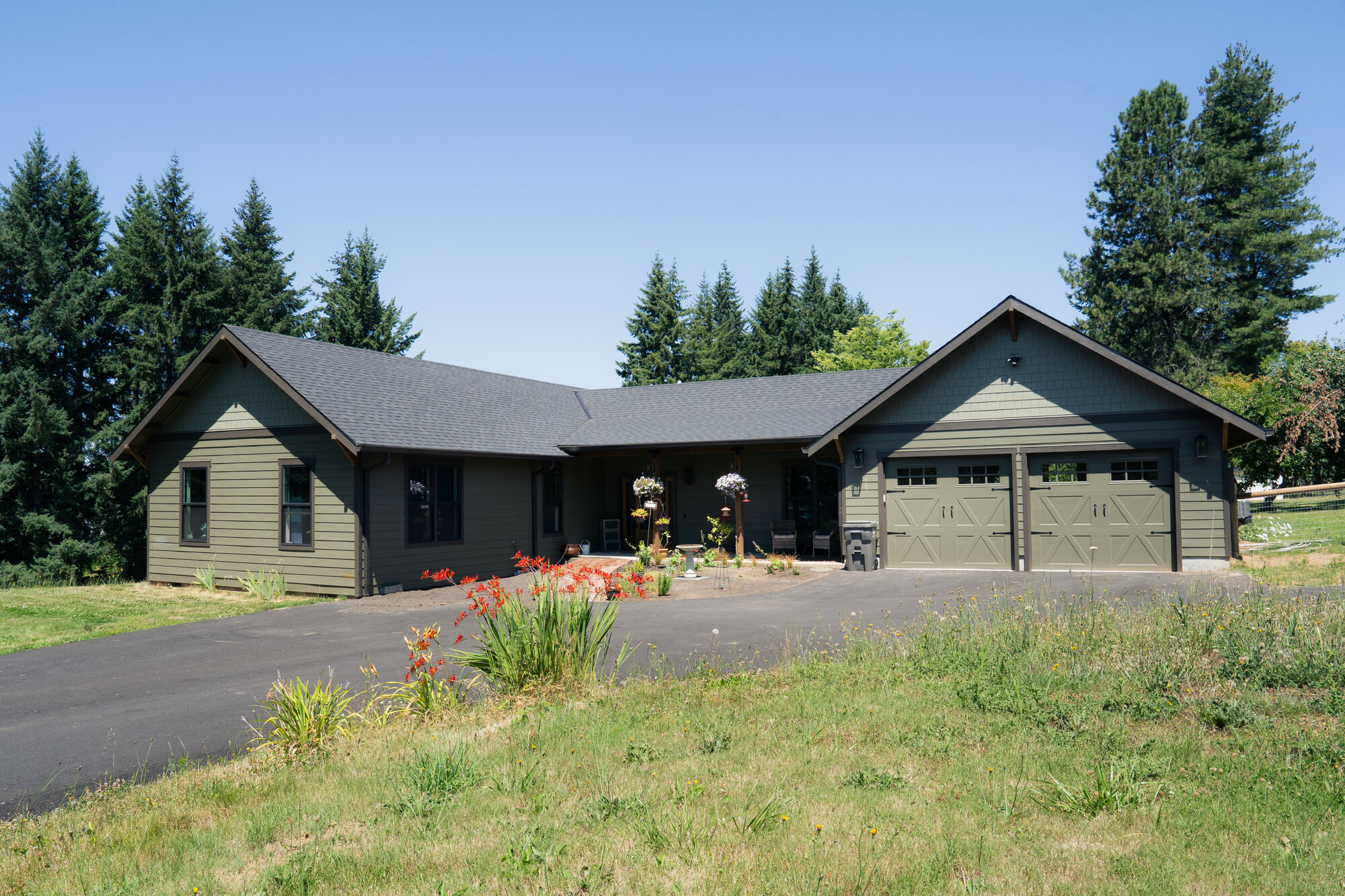 His Builders home exterior project